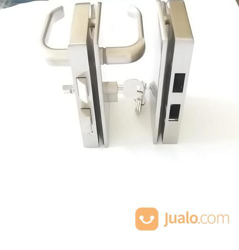 Kunci+Handle Pintu Kaca Frameless Swing Double Kaca-Kaca XH-8118-03