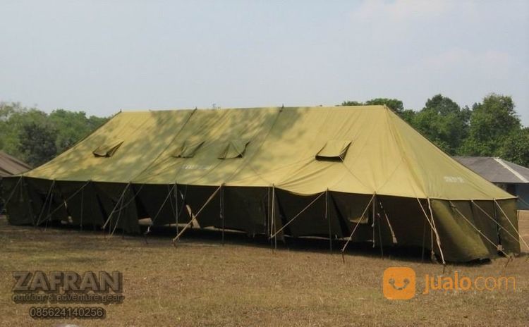 TENDA PELETON TNI / TENDA PLETON MILITER SERBA GUNA / TENDA BANTUAN BENCANA / TENDA REGU KOMANDO