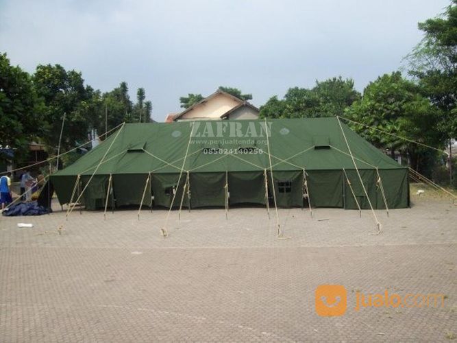 TENDA PELETON TNI / TENDA PLETON MILITER SERBA GUNA / TENDA BANTUAN BENCANA / TENDA REGU KOMANDO
