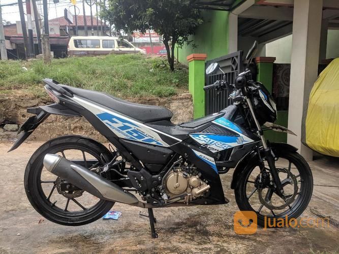 Suzuki Satria FU 150 Injeksi Tahun 2016 Warna Putih Biru Depok (BU)