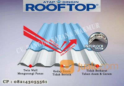 ATAP UPVC DINGIN BERONGGA