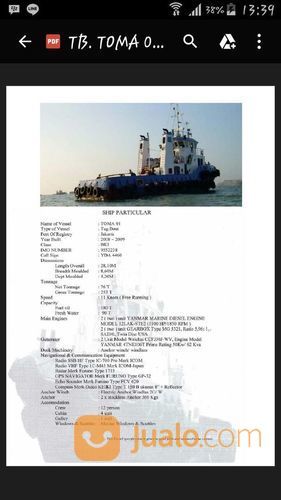 Kapal Tongkang + Tugboat