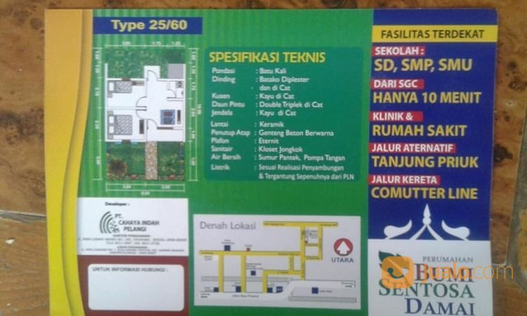 Daftar Perumahan Murah Bumi Sentosa Damai Bsd