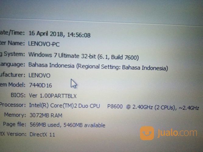 Laptop Lenovo Thinkpad R400 Core 2 Duo