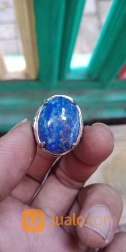 NATURAL BLUE LAPIZ LAZULI BADAR EMAS