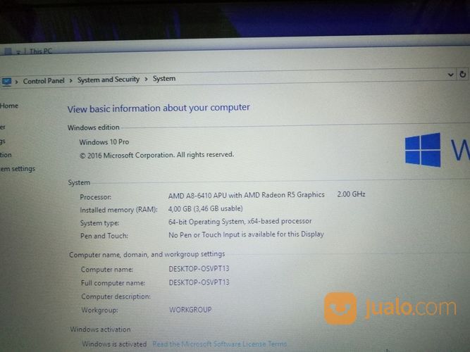 Laptop Lenovo G40-45 AMD A8 Gaming Black