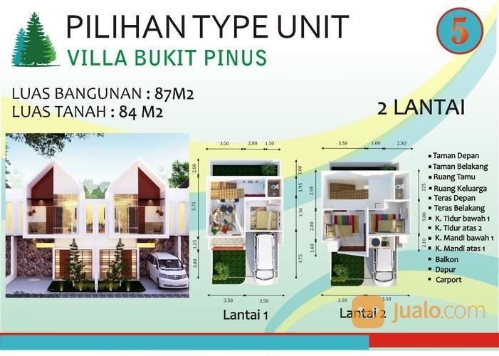 Rumah Villa Murah Di Perumahan Villa Bukit Pinus Batu-Malang