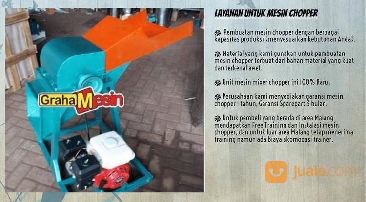 Mesin Chopper Mesin Perajang Rumput