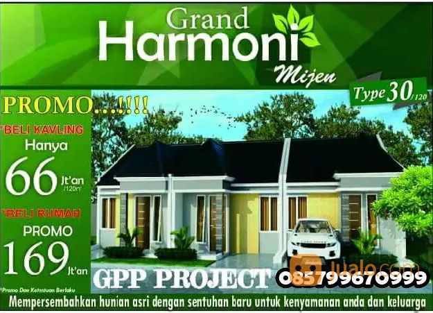 Rumah / Kavling Di Grand Harmoni Mijen, Harga Murah, Lokasi Strategis