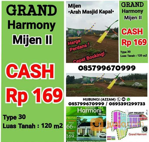 Rumah / Kavling Di Grand Harmoni Mijen, Harga Murah, Lokasi Strategis