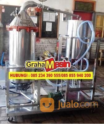 MESIN DESTILASI PENYULINGAN MINYAK NILAM Atau ATSIRI KAPASITAS KECIL