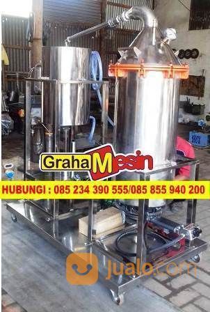 MESIN DESTILASI PENYULINGAN MINYAK NILAM Atau ATSIRI KAPASITAS KECIL