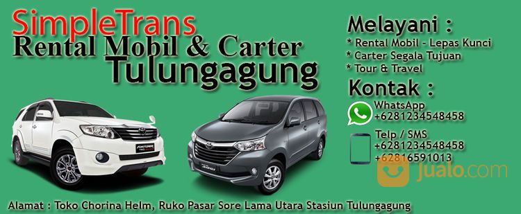 RENTAL MOBIL TULUNGAGUNG & CARTER - SImpleTrans