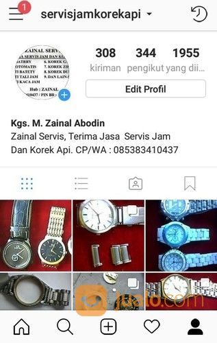 Servis Jam Dan Korek Api