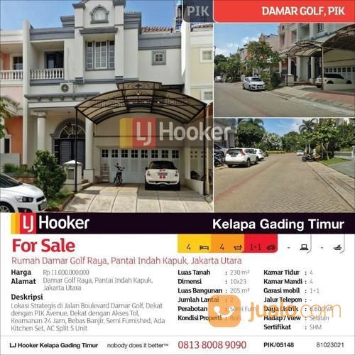 Rumah Damar Golf Raya, Pantai Indah Kapuk, Jakarta Utara