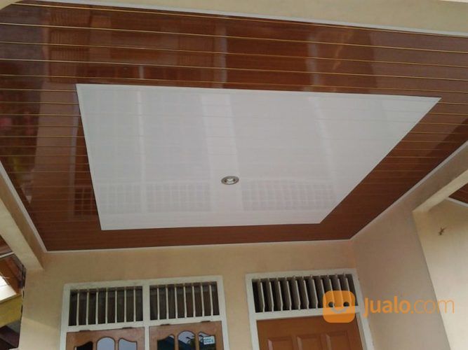 Plavon PVC Motif Coklat