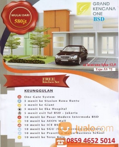 Rumah Di BSD - Grand Kencana One