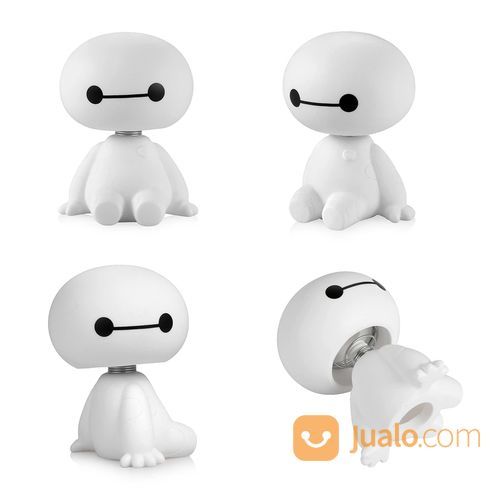 Hiasan Dashboard Goyang Robot Baymax (Baymax Robot Shaking Head Dashboard)