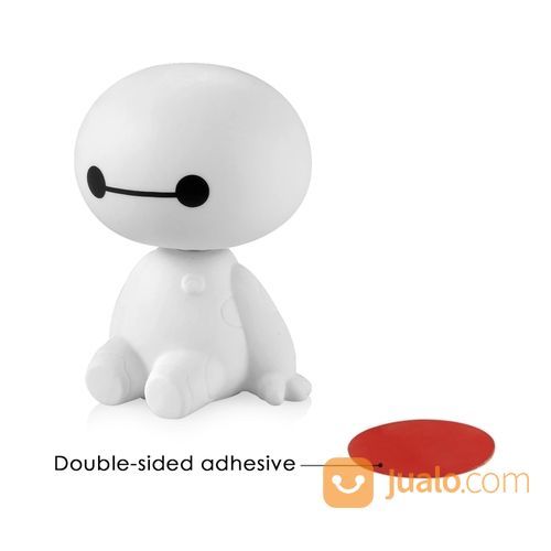 Hiasan Dashboard Goyang Robot Baymax (Baymax Robot Shaking Head Dashboard)