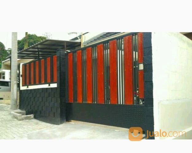 Pagar Grc Motif Serat Kayu