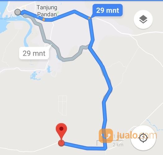 TANAH PEKARANGAN LUAS 3OOOOM2 DI JL.PETIKAN,DESA SUNGAI SAMAK,KEC.BADAU,BELITUNG BARAT