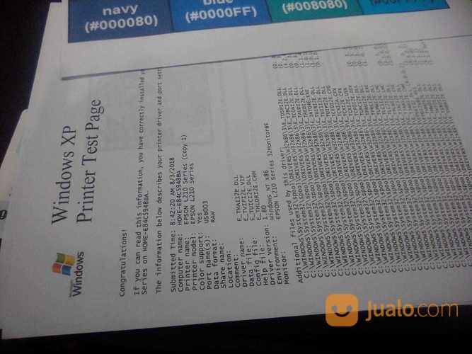 Printer Epson L210 Second Mantap