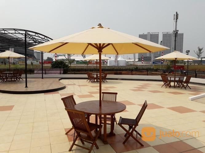 Meja Payung Cafe (Parasol Table Set) SUMMER SALE