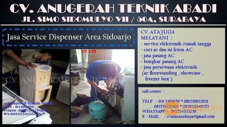 Jasa Service Dispenser Area Sidoarjo