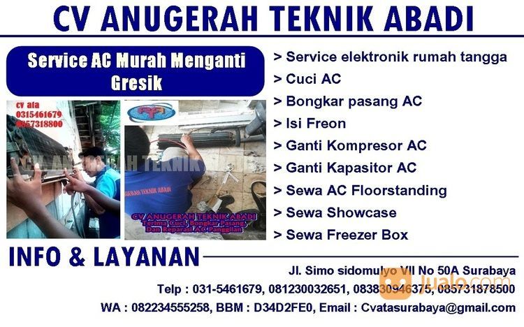 Service AC Murah Menganti Gresik