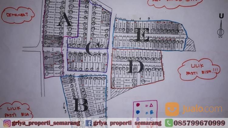 GRAND HARMONI MIJEN, Rumah 30/120 Hanya 235Jt , Kavling 700rb/Meter