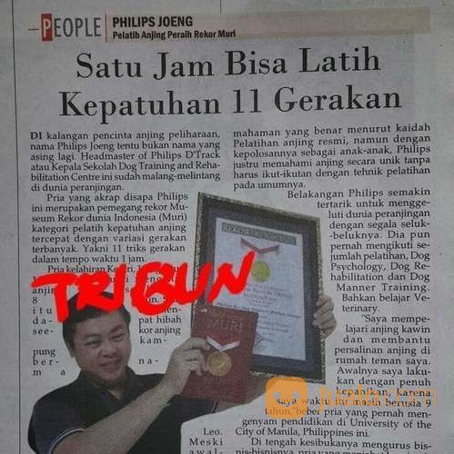 DOG TRAINER / Pelatih Anjing