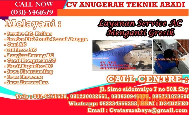 Layanan Service AC Menganti Gresik