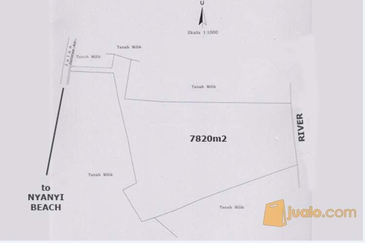 Tanah Permata di Pantai Nyanyi, Bali