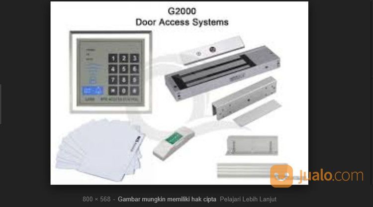 Pintu Sidik Jari, Kartu RFID Dan Password (Akses Door)