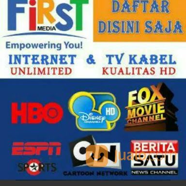 Firstmedia Tv Kabel + Internet Unlimited Gratis Pasang