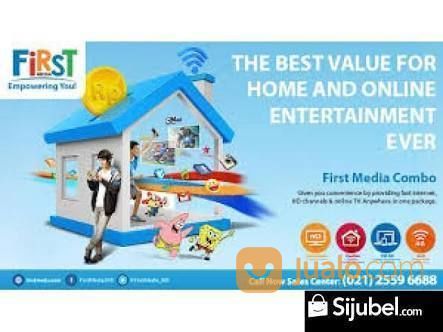 Firstmedia Tv Kabel + Internet Unlimited Gratis Pasang