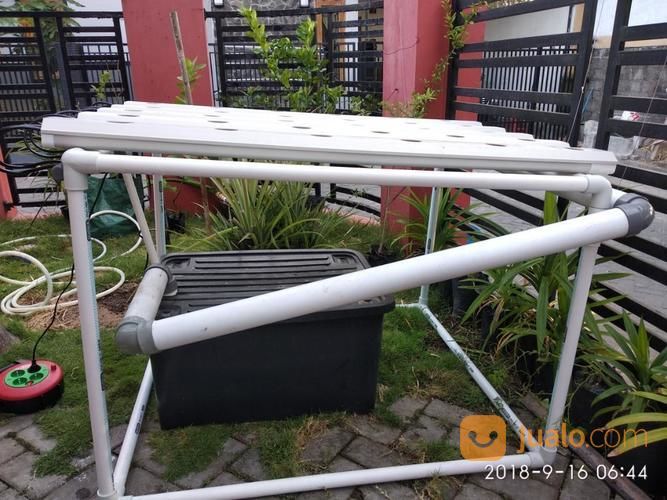 Hidroponik Sistem NFT Skala Hobby/Pipa Hidroponik