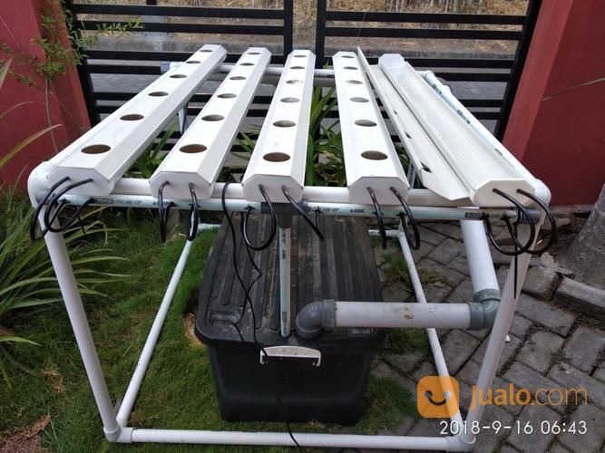 Hidroponik Sistem NFT Skala Hobby/Pipa Hidroponik