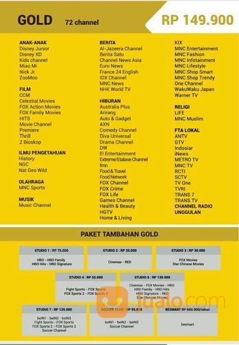 Tv Berlangganan MNC Vision/Indovision