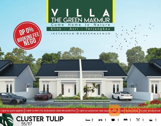 VILLA THE GREEN MAKMUR TYPE 55 (DEKET MANHATTAN TIMES SQUARE MALL)