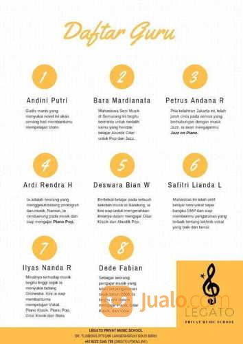 Kursus Musik Murah (Piano, Biola, Gitar, Vokal Dan Viola)