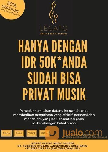 Kursus Musik Murah (Piano, Biola, Gitar, Vokal Dan Viola)