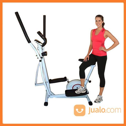 Sepeda Statis Elliptical Bike - Sepeda Statis Fitnes Treadmill Lari / Jogging Murah Bandung