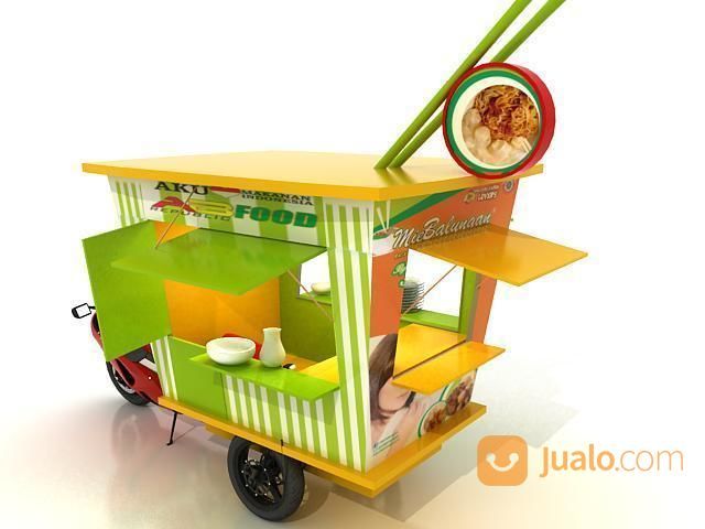 Gerobak Rombong Motor Unik Modern