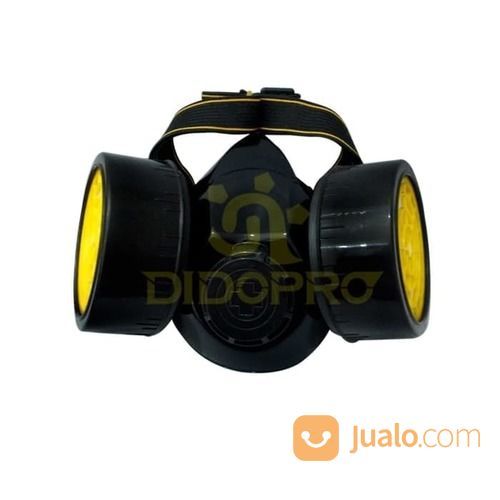 Masker Respirator Chemical Double + Filter Carbon