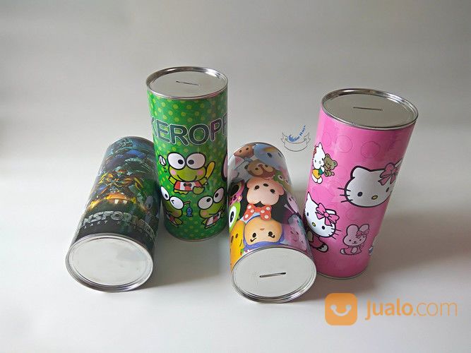Celengan Kaleng Logam Jumbo XXL Karakter Keren