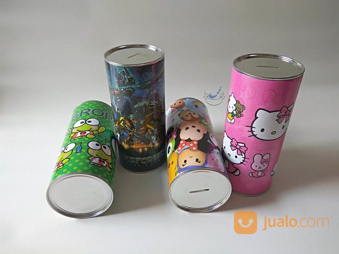 Celengan Kaleng Logam Jumbo XXL Karakter Keren