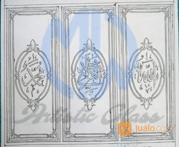 176 Kaca Grafir | Kaca Patri | Kaca Inlay | Kaca Sandblast