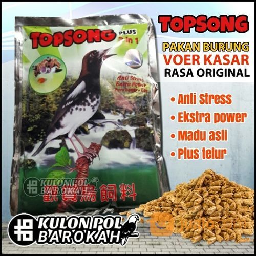 Pakan Burung Voer TOPSONG Besar Original Pur Pelet