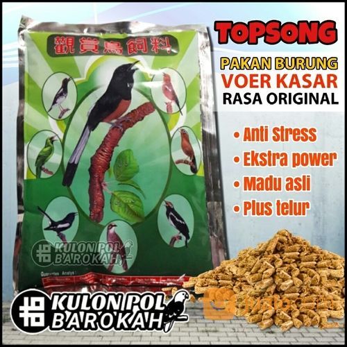 Pakan Burung Voer TOPSONG Besar Original Pur Pelet